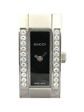 Gucci Watch SS Quartz Black Dial
